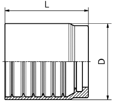 Jupe - Manuli M03400/M03450 - Jupe Sans Dénudage Pour Flexibles Tréssés