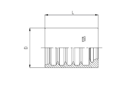 Jupe - Manuli M03300 - NO-SKIVE FERRULE FOR WIRE BRAID HOSES