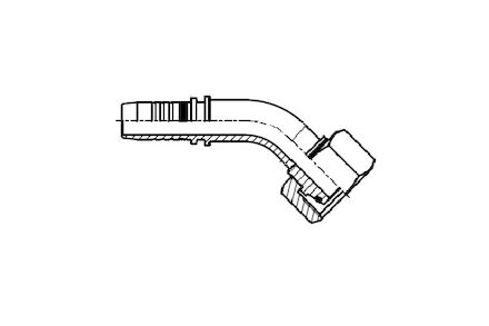 Raccord - Manuli M21642/M21643 - DIN 24° Femelle Série S (Heavy Duty) O-Ring DIN 20066 / ISO 12151-2