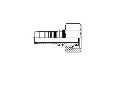 Raccord - Manuli M21612/M21613 - DIN 24° Femelle Série S (Heavy Duty) O-Ring DIN 20066 / ISO 12151-2