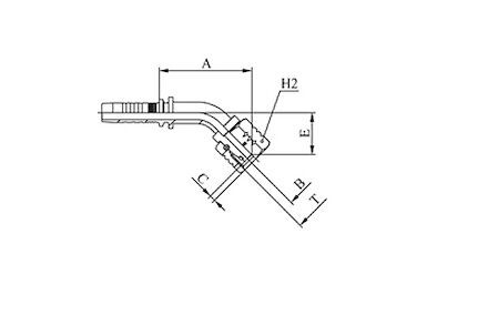 Raccord - Manuli M21642/M21643 - DIN 24° Femelle Série S (Heavy Duty) O-Ring DIN 20066 / ISO 12151-2